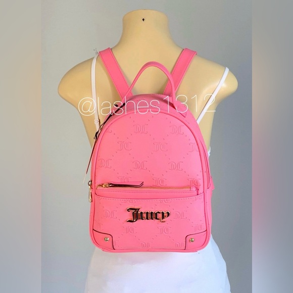JUICY COUTURE Bag Mini Backpack with Pullout Pouch - Pink